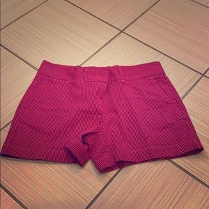 Red Striped LOFT shorts